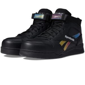 New Reebok BB4500‎ Work EH Comp Toe Slip Resistant Black Size 7.5